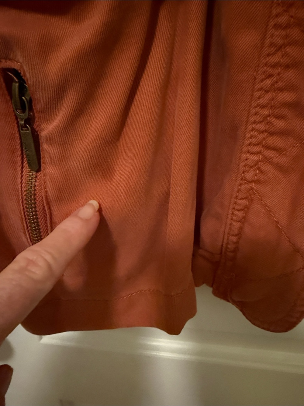 Max Jeans Rust Orange Utility Field Jacket - Picture 11 of 16